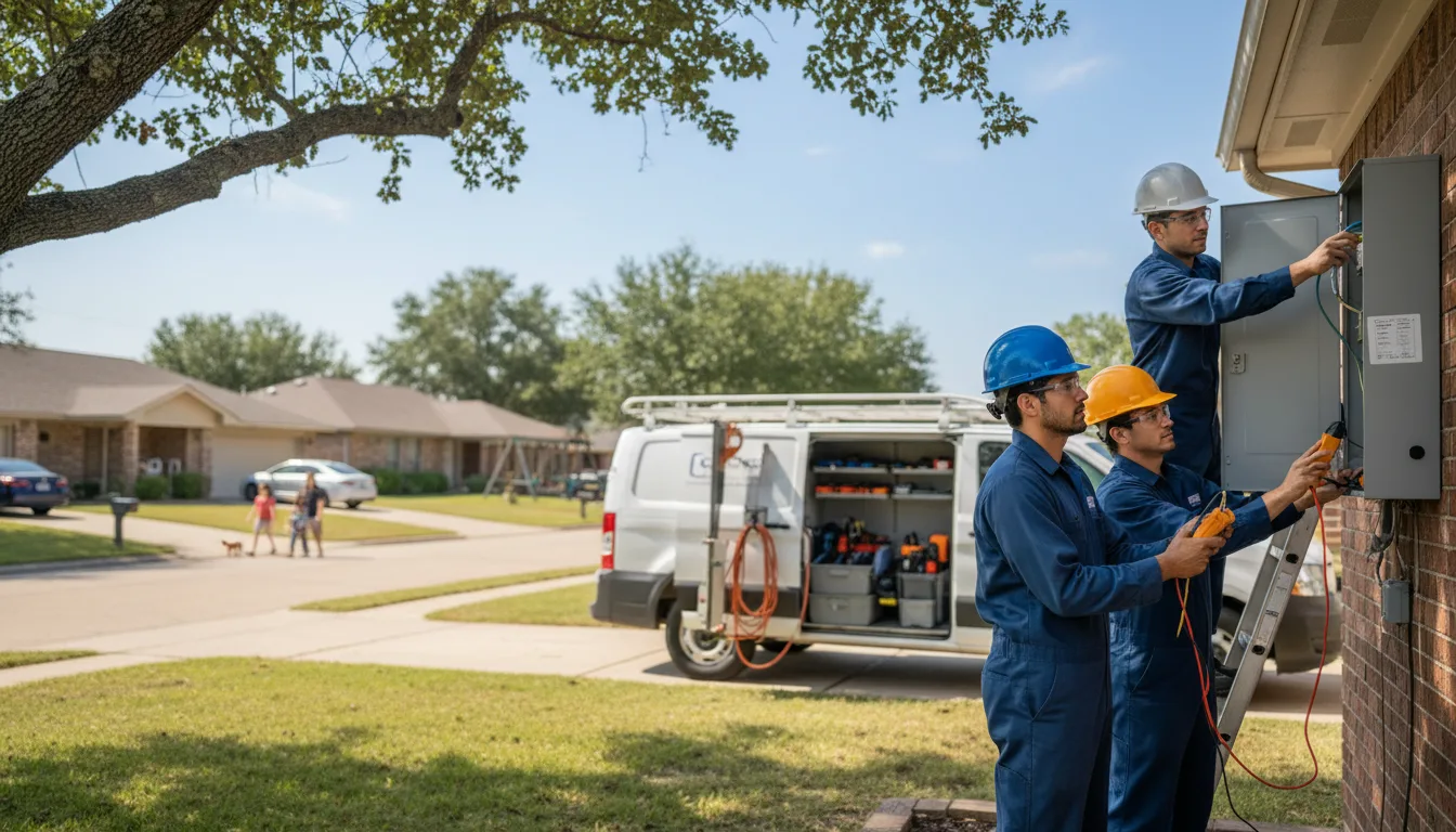 Certified electrician providing emergency electrical services in Morganville, KS